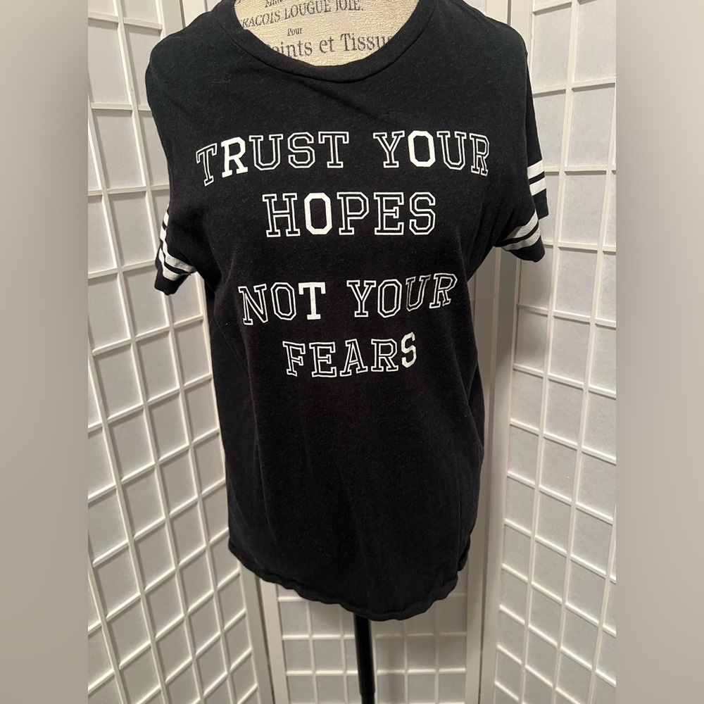 Roots Black and White Graphic Tee